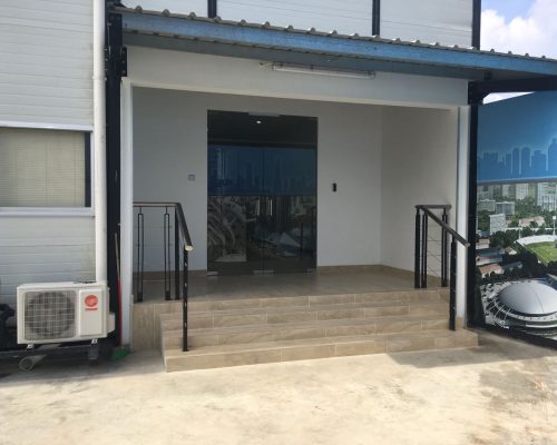 Main Entrance (Stainless Steel Handrail)